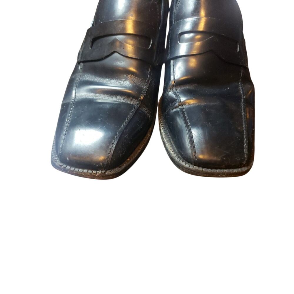 Prada Black Penny Loafers Size 9 - Picture 2 of 5